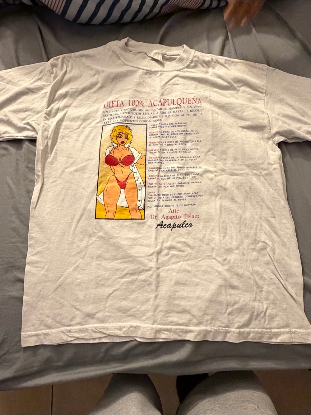 Vintage Acapulco Girl Diet tee Size Large